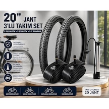 Servis 20x1.95 Dış Lastik Throne Bisiklet Lastiği Ve İç Lastiği 2 Adet Dış Lastik + 2 Adet İç Lastik+ 1 Adet Bisiklet Pompası