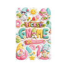 Sevimli Yaz Cücesi Sticker Seti - 20 Adet Etiket Çıkartma Diğer