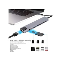 Çok Fonksiyonlu 4k Hd Hdmi Vga Rj45 Pd Usb Type C Sd Tf Hafıza Kartı Hub Çeşitleri Her İhtiyacı Giderecek Çeşit Mevcuttur 4k Hd Hdmi Vga Rj45 Pd Usb Type C Sd Tf Hafıza Kartı Çoklu Hub 04 01