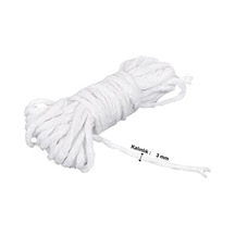 İp Mum Fitili 5 Metre Çap 3 Mm 124-Pembe