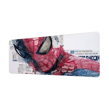 Spider-man Süper Kahraman 40x90 Cm Oyuncu Mousepad Kaymaz Taban Büyük Boy Mousepad