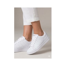 Cool Genç Unisex Yazlık Terletmez Kaydırmaz Koku Yapmaz Hafif Full Ortopedik Günlük Sneaker Ayakkabı Beyaz