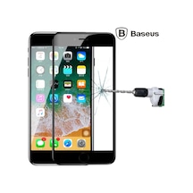 Baseus İphone 78 Plus 4d Cam Ekran Koruyucu Kavisli Full Kaplama Kırılmaz Cam- 5775 Mh-hs8675-0705