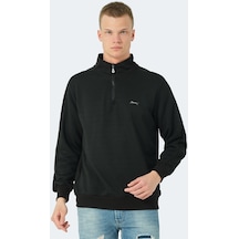Slazenger SAMMY Erkek Sweatshirt Siyah