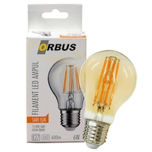 ORBUS A60 6 WATT E27 AMBER LED AMPUL