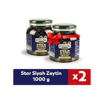 Star Gemlik Siyah Zeytin 1 Kg Pet 1 Alana 1 Bedava