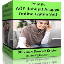 Pratik Aöf Ilahiyat Arapça Online Görüntülü Eğitim Seti