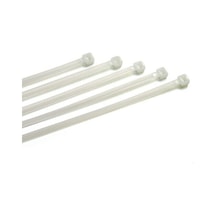 Hes Beyaz Plastik Cırt Kelepçe 3,6x200 1 Paket 100 Adet