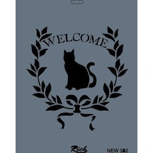 Rich New Seri N-382 Stencil 35X25 Cm