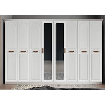 Falcon Membran 8 Kapaklı Gardırop Montaj Dahil Beyaz 280 Cm