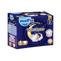 Molfix Tatlı Rüyalar Bebek Bezi 4 Beden 7-14 Kg Maxi 152 Adet 4 Numara