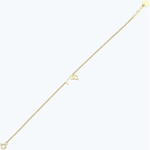 Altınbaş Altın B Harfi Bileklik Bblıntgk01-25295 Sarı Altın