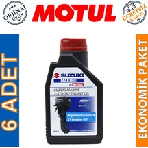 Motul Suzuki Marine 2t 1 Lt 2 Zamanlı Tekne Motor Yağı 6 Adet