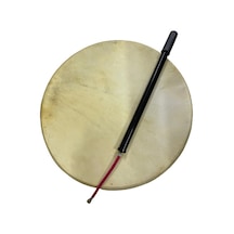 Havalı Bendir 45cm Pompası Dahil Keçi Derili