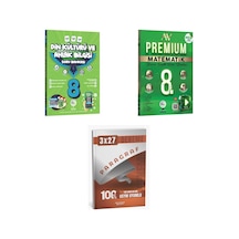 2027 Av 8. Sınıf Din Kültürü Ve Ahlak Bilgisi + Matematik Premium Beceri Temelli Soru + Ankapade 3'lü Set