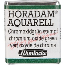 Schmincke Horadam Aquarell Artist Sulu Boya Chromium Oxide Green Yarım Tablet