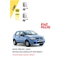 Palio 1998-2011 Arası Ön Kısa Far Ampülü 2 Adet Sarı Renk