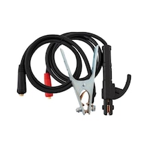 Kablolu Kaynak Pensesi Seti Elektrod Tutucu + Topraklama 16 Mm² 300a 12 Mm Fiş