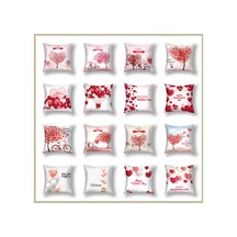 Yeni Sade Tarzda Baskılı Yastık Kılıfı No.30 Ekru