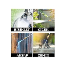 Ersşarjlı Oto Yıkama, Bahçe Sulama Tabancası Makinesi Yüksek Basınçlı