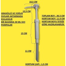 Selanikli Granüllü Sıvı Sabun Pompası 30 Cc Yoğun Sıvılar İçin Aktarım Pompası