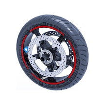 Reflektif Kırmızı 4 Parçalı Kesikli Jant Şeridi Sticker Çınar Extreme