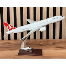 Türk Hava Yolları Metal Koleksiyonluk Uçak Standlı 32 Cm Özel Kutulu Dekoratif Model Uçak