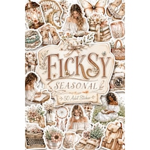 Boho Tarzı İlkbahar Yaz Sticker Seti - 50 Adet Etiket Çıkartma Diğer