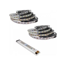 Şerit Led 3 Çipli 10 Metre Gün Işığı 10 Amper Ultra Slim Trafo