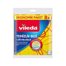 5 Adet Vileda 8'li %30 Mikrofiber Temizlik Bezi Diğer