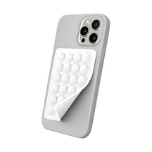 Babilden Telefon Arkasına Yapışan Silikon Vantuzlu Telefon Kılıfı Tutucu Araç Telefon Tutucu Ahtapot Vakumlu Telefon Tutucu Beyaz Yapışkanlı