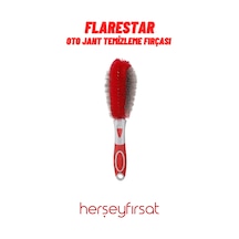 Flarestar-oto Jant Temizleme Fırçası-kırmızı