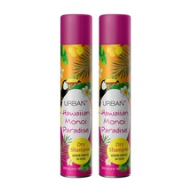 Hawaiian Monoi Hacimlendirici Kuru Şampuan Seti 2x200ml- Vegan - Uv Korumalı 1 KG
