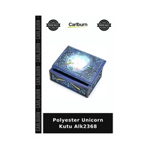 Carlburn Özel Üretim Dekoratif Figürlü Çocuk Odası Hediye Aksesuar Polyester Unicorn Kutu Alk2368 Diğer