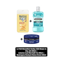 Listerine Coolmint Hafif Tat 250 ML + Lpm Vanilya Sütü Duş Jeli 250 ML + Bakım Kremi 250 ML