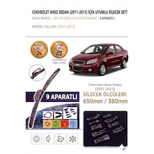 Chevrolet Aveo Sedan Ön Cam Silecek Takımı 2011-2013