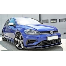 Vw Golf Mk 7.5 R Line Max Design Ön Lip Piona Black 2017 Ön