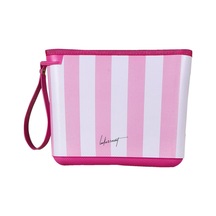 Qutuu Kozmetik Ve Makyaj Çantası - Pembe / Beyaz - 21 Cm Çok Renkli