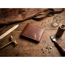 Deer Craft Antler Kahverengi Klasik Cüzdan 1 Kahverengi