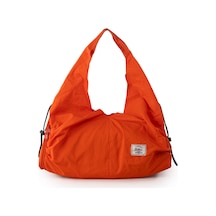 İcone Bag Icone Pliseli Fermuarlı Yoga Çantası, Fitness Çantası, Gym Heybe Görünümlü Pliseli Spor Çantası Turuncu