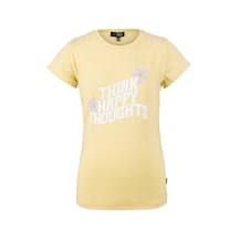 Brz Kids Baskılı Kız Çocuk Kısa Kollu T-shirt-sarı Sarı
