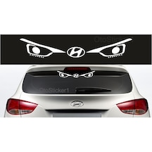 Hyundai I20 Led Far Silüeti Stickeri 1 Adet 35Cm