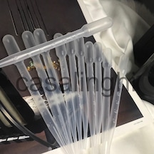 Epoksi Damlalık Pipet 15 Adet 3 Ml Şeffaf Polietilen Reçine Pipeti Hobi El İşi Sanat Malzemesi Çok Renkli