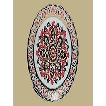 Porselen 17 Cm Duvar Tabağı Açık