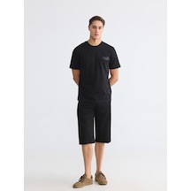 Lcwaıkıkı Classic Siyah Regular Fit Erkek Roller Şort
