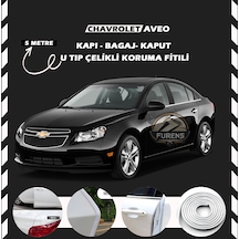 Chevrolet Oto Araç Kapı Koruma Fitili 5metre Parlak Beyaz Renk