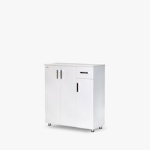 Ayakkabılık Çok Amaç Model Parlak Beyaz Hard Suntalem Demonte 5R (422729979) Beyaz