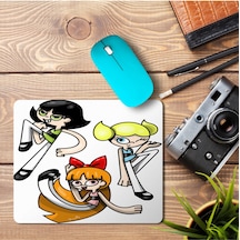 Adventure Powerpuff Cartoon Baskılı Mousepad Mouse Pad
