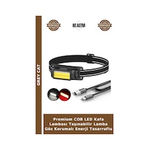 Premium Cob Led Kafa Lambası Taşınabilir Lamba Göz Korumalı Enerji Tasarruflu Çok Renkli