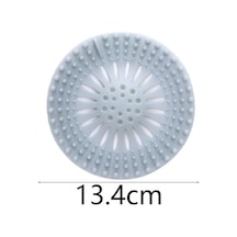 Yuvarlak Silikon Süzgeç 12 Cm Lavabo Ve Küvet Süzgeci, Lavabo Tıkacı Beyaz Renk 1 Adet M-140 Silikon Diğer